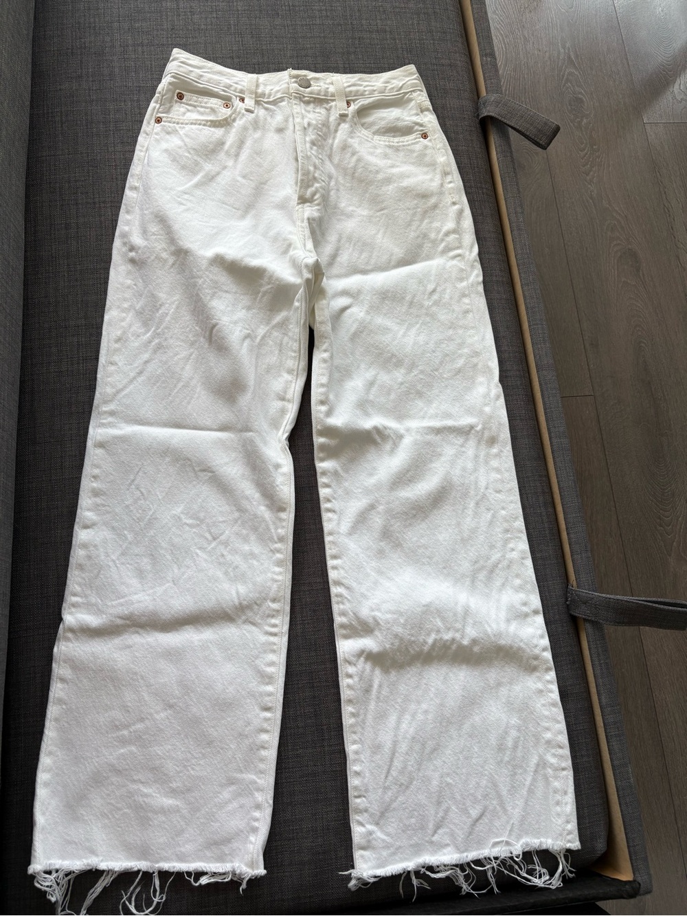 Denim Forum The Farrah High-Rise Wide Leg Jeans